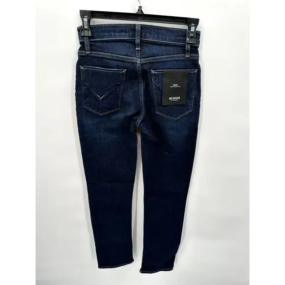 HUDSON NWT Nico Straight Ankle Denim Jean in Mercy// 24